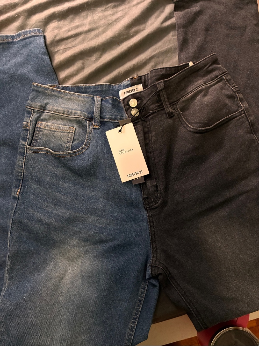 Forever 21 Womens Jeans - Blue & Black